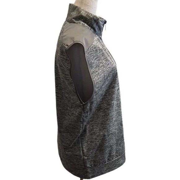 Antigua Golf Performance Gray Fashion Element Full Zipper Front Vest Size Medium - Picture 2 of 8